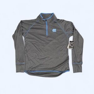 Colosseum Gray and Blue Women's NC top